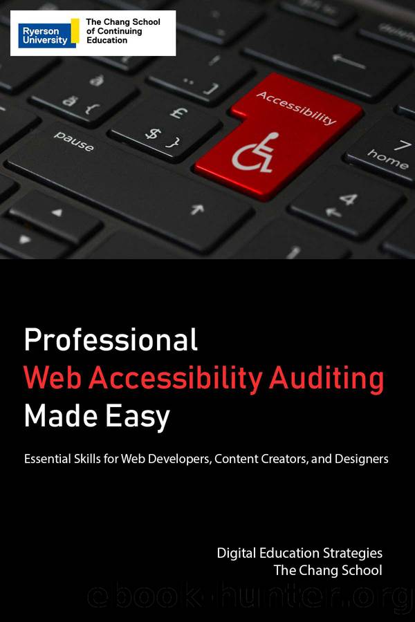 Professional Web Accessibility Auditing Made Easy by Digital Education Strategies
