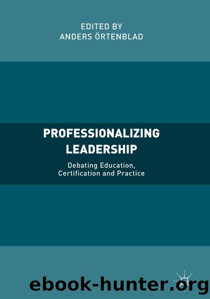 Professionalizing Leadership by Unknown