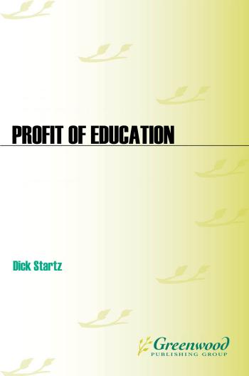 Profit of Education by Richard Startz; Richard Startz