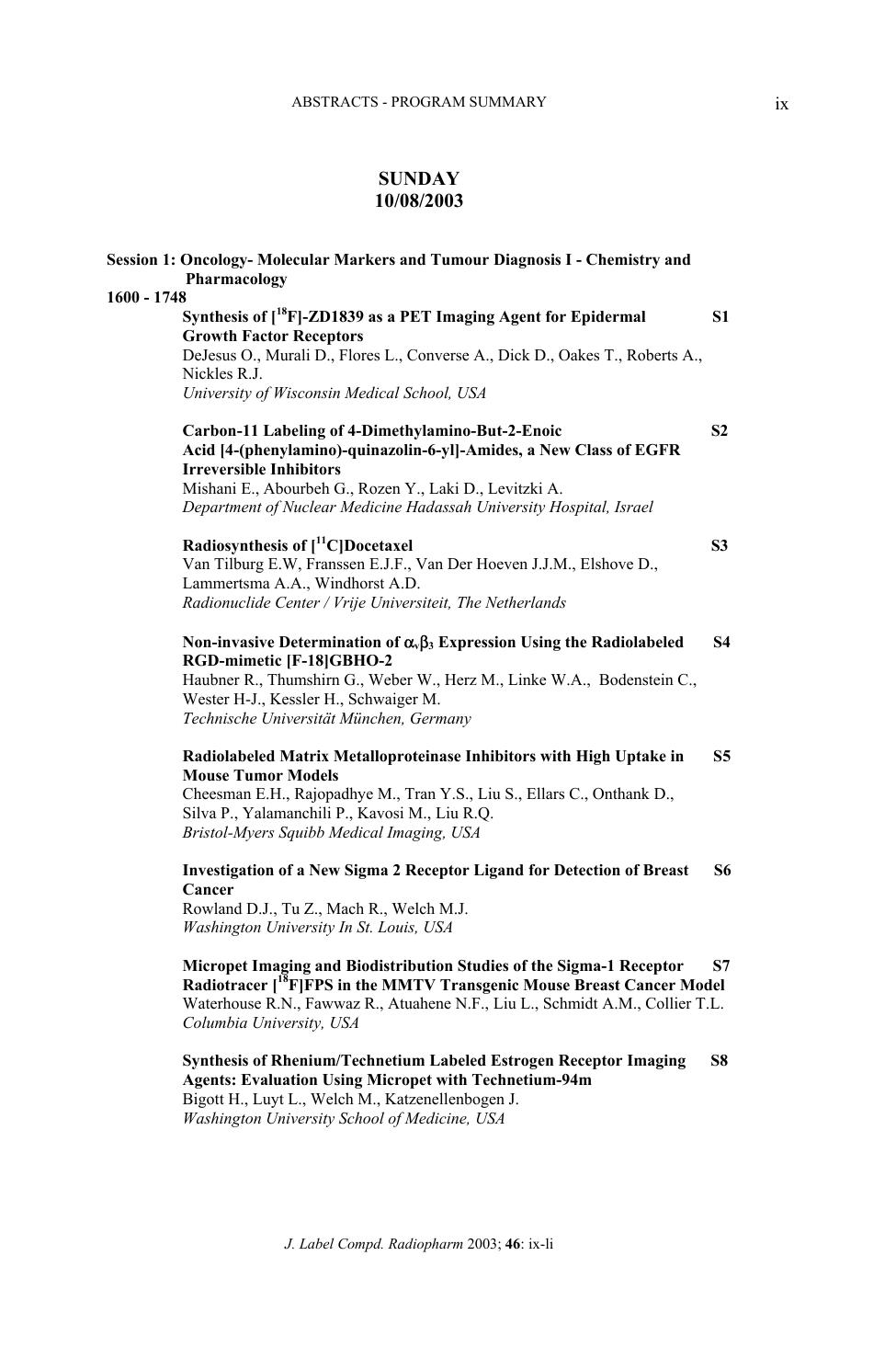 Program Summary by ssanders