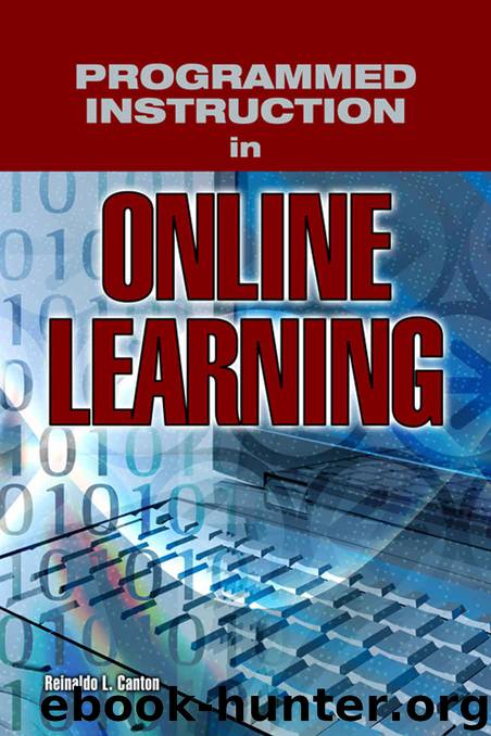 Programmed Instruction in Online Learning by Reinaldo L. Canton