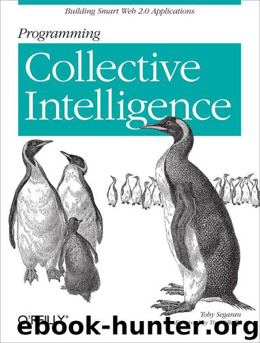 Programming Collective Intelligence by Toby Segaran