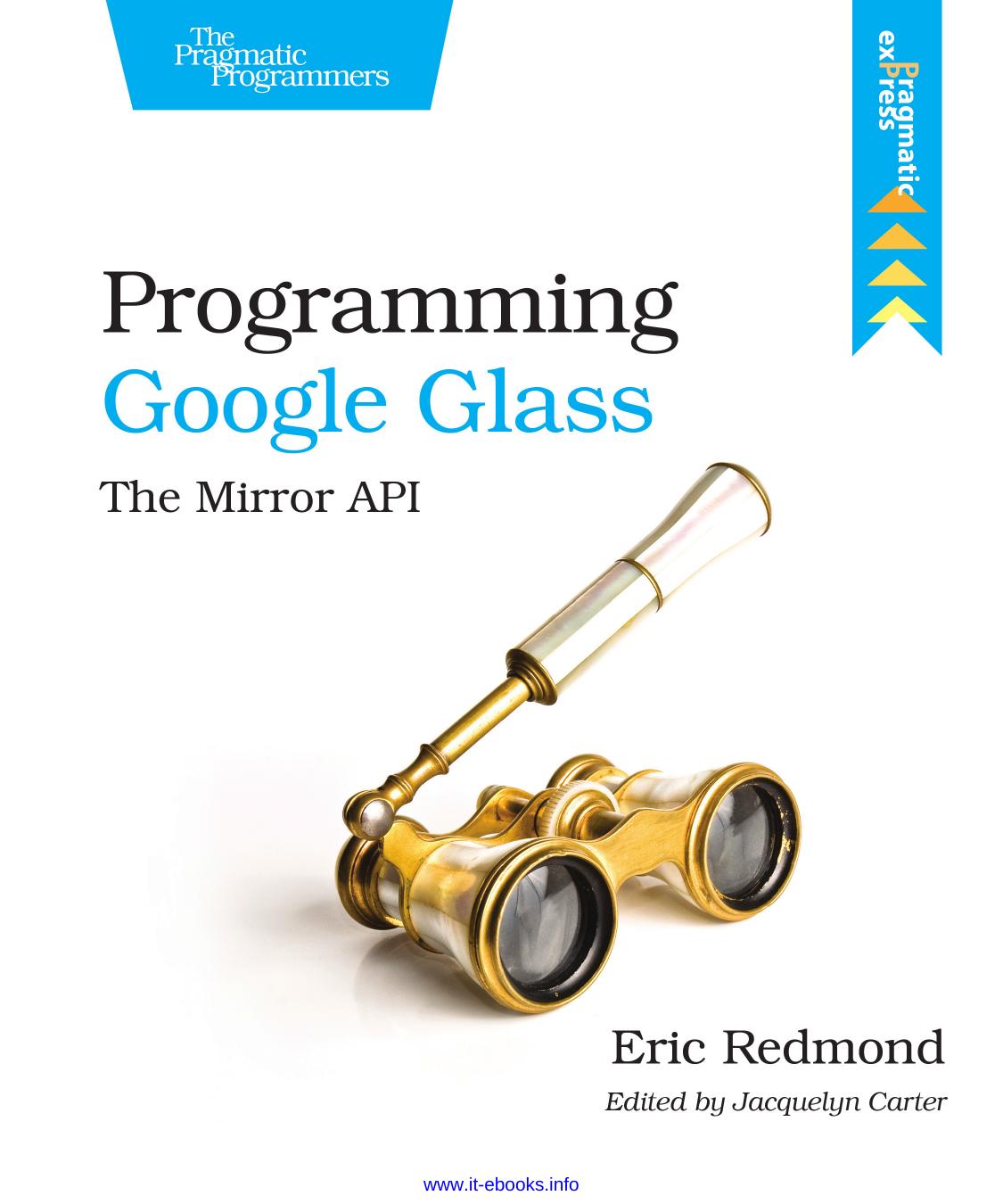 Programming Google Glass: The Mirror API by Eric Redmond