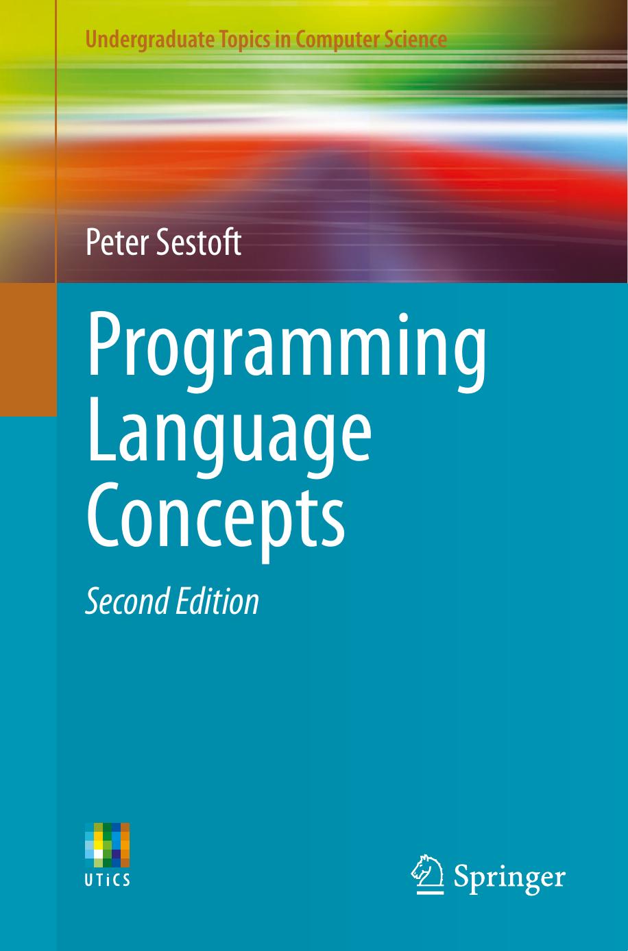 Programming Language Concepts by Peter Sestoft