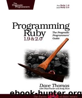Programming Ruby 1.9 & 2.0 (for Jan S Morrison)