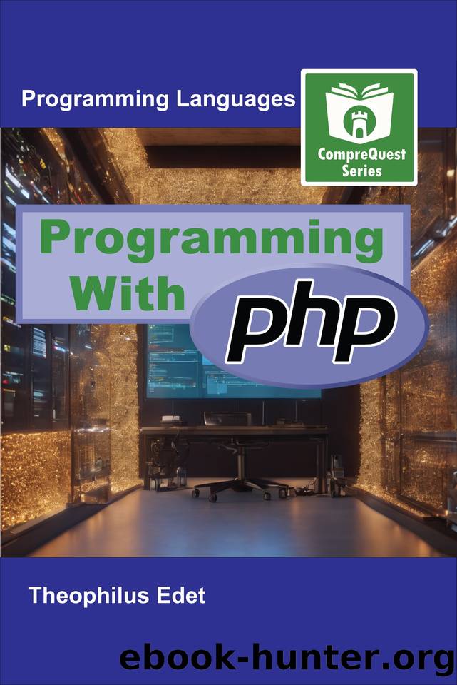 Programming With PHP by Edet Theophilus