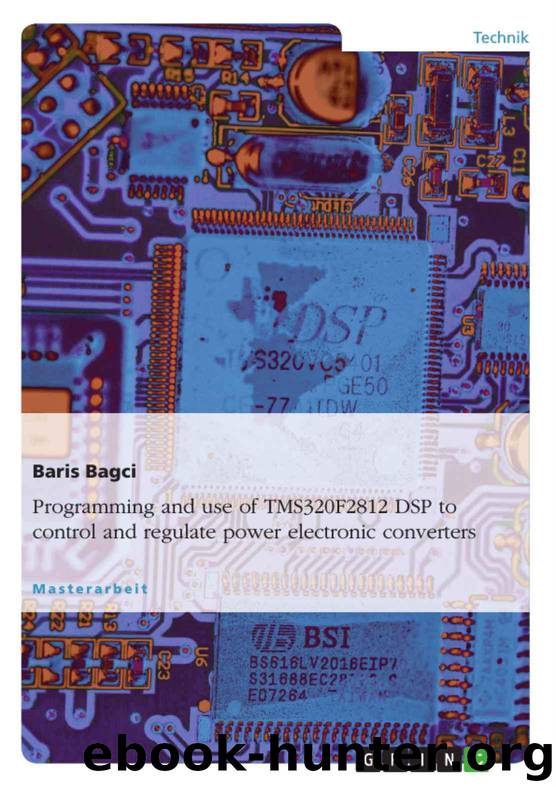 Programming and use of TMS320F2812 DSP to control and regulate power electronic converters by Bagci Baris
