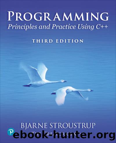 Programming by Bjarne Stroustrup;