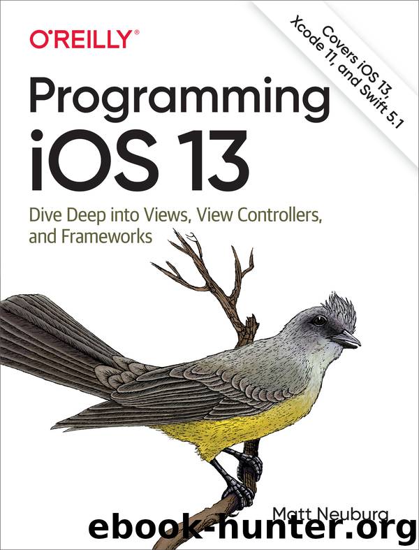 Programming iOS 13 by Matt Neuburg