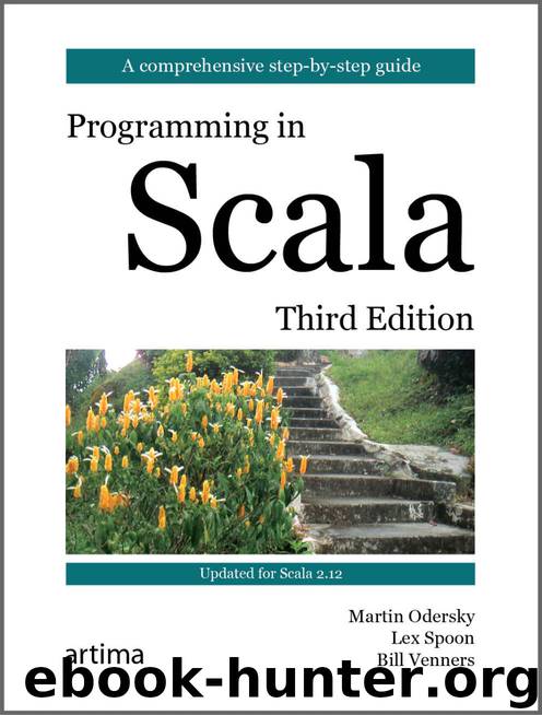 Programming in Scala: A Comprehensive Step-by-Step Guide, Third Edition by Martin Odersky & Lex Spoon & Bill Venners