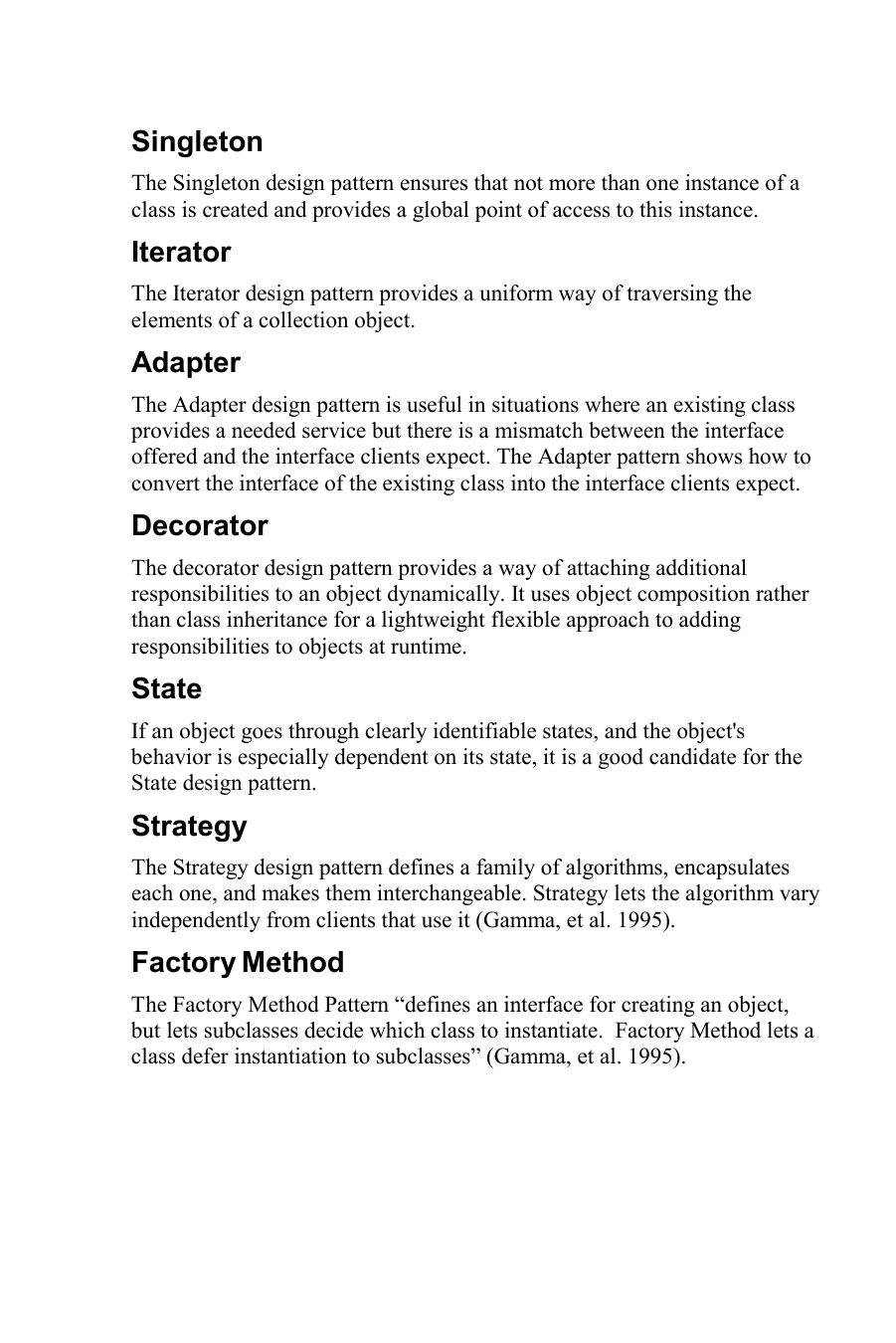 Programming in the large with design patterns by Burris Eddie