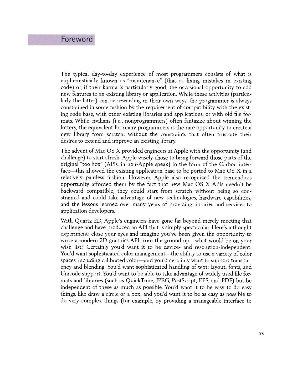 Programming with Quartz: 2D and PDF Graphics in Mac OS X by David Gelphman Bunny Laden