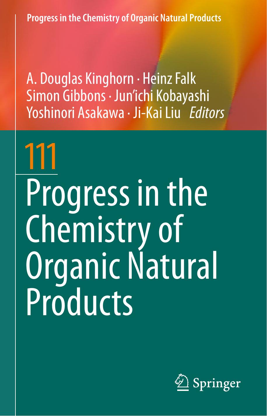 Progress in the Chemistry of Organic Natural Products 111 by Unknown