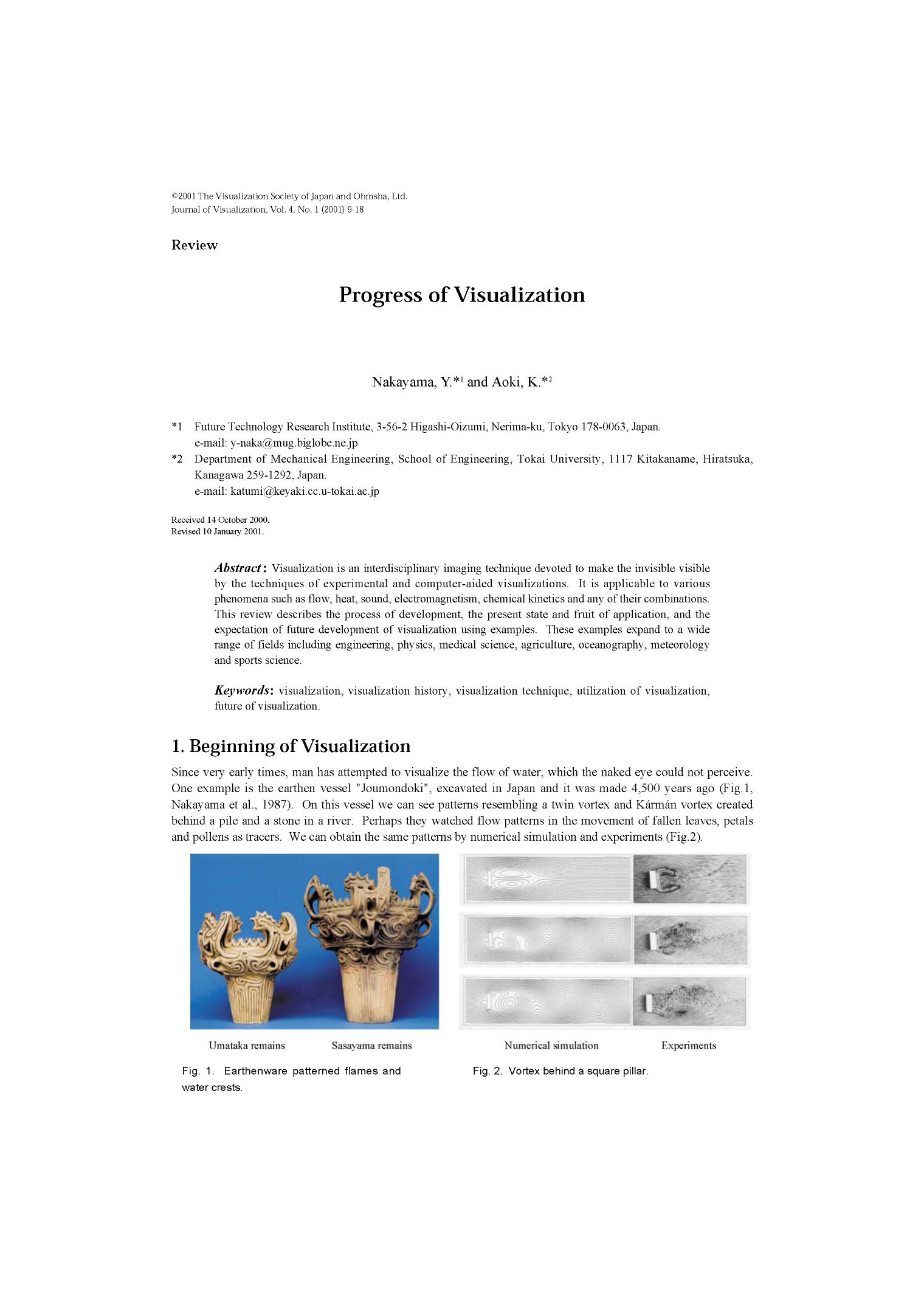Progress of visualization by Unknown