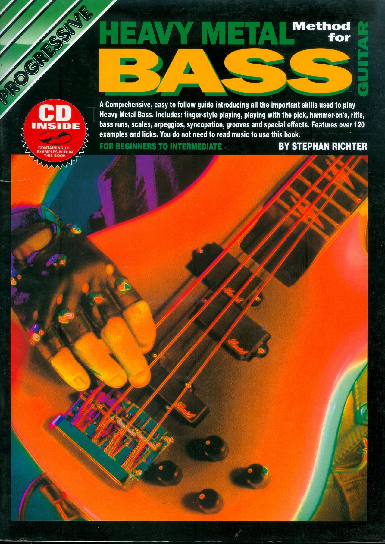 Progressive Heavy Metal Method for Bass Guitar by Unknown