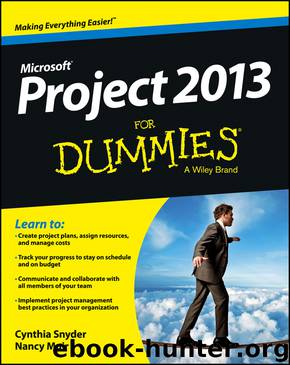 Project 2013 For Dummies by Cynthia Snyder & Nancy Muir