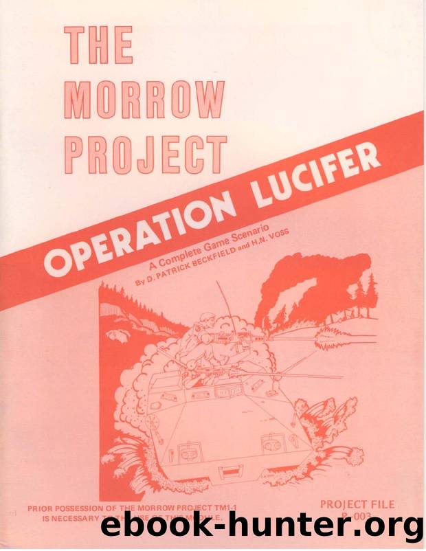 Project File R-003 by D. Patrick Beckfield & H.N. Voss
