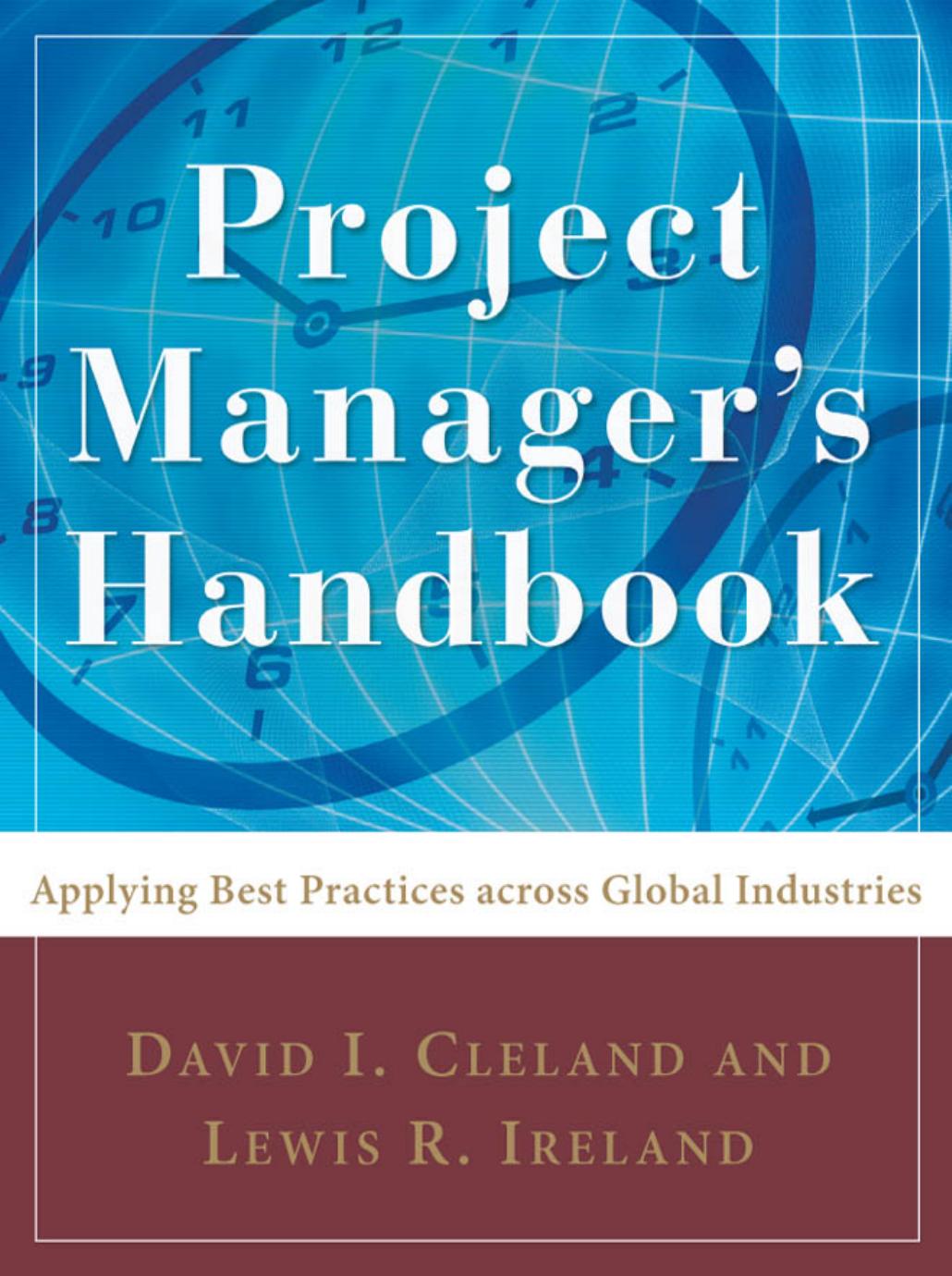 Project Manager's Handbook ebook download by leland David L. Ireland Lewis R