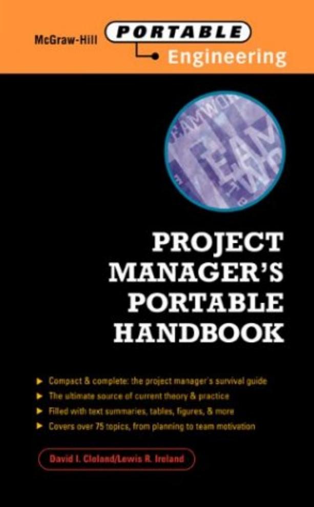 Project Manager's Portable Handbook by Cleland D.I. Ireland L.R