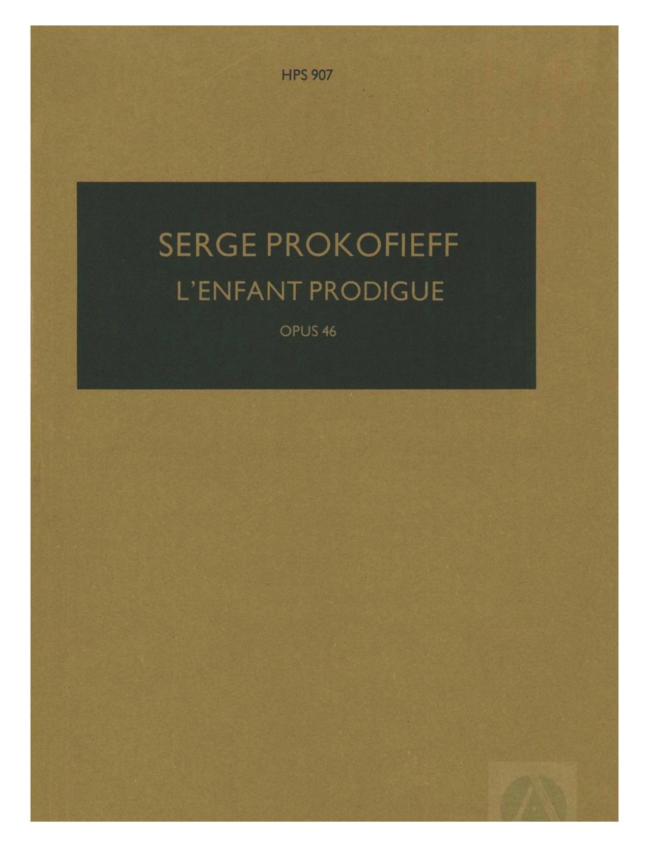 Prokofiev - The Prodigal Son.pdf by The Prodigal Son