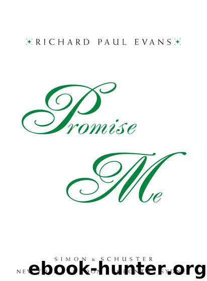 Promise Me by Evans Richard Paul