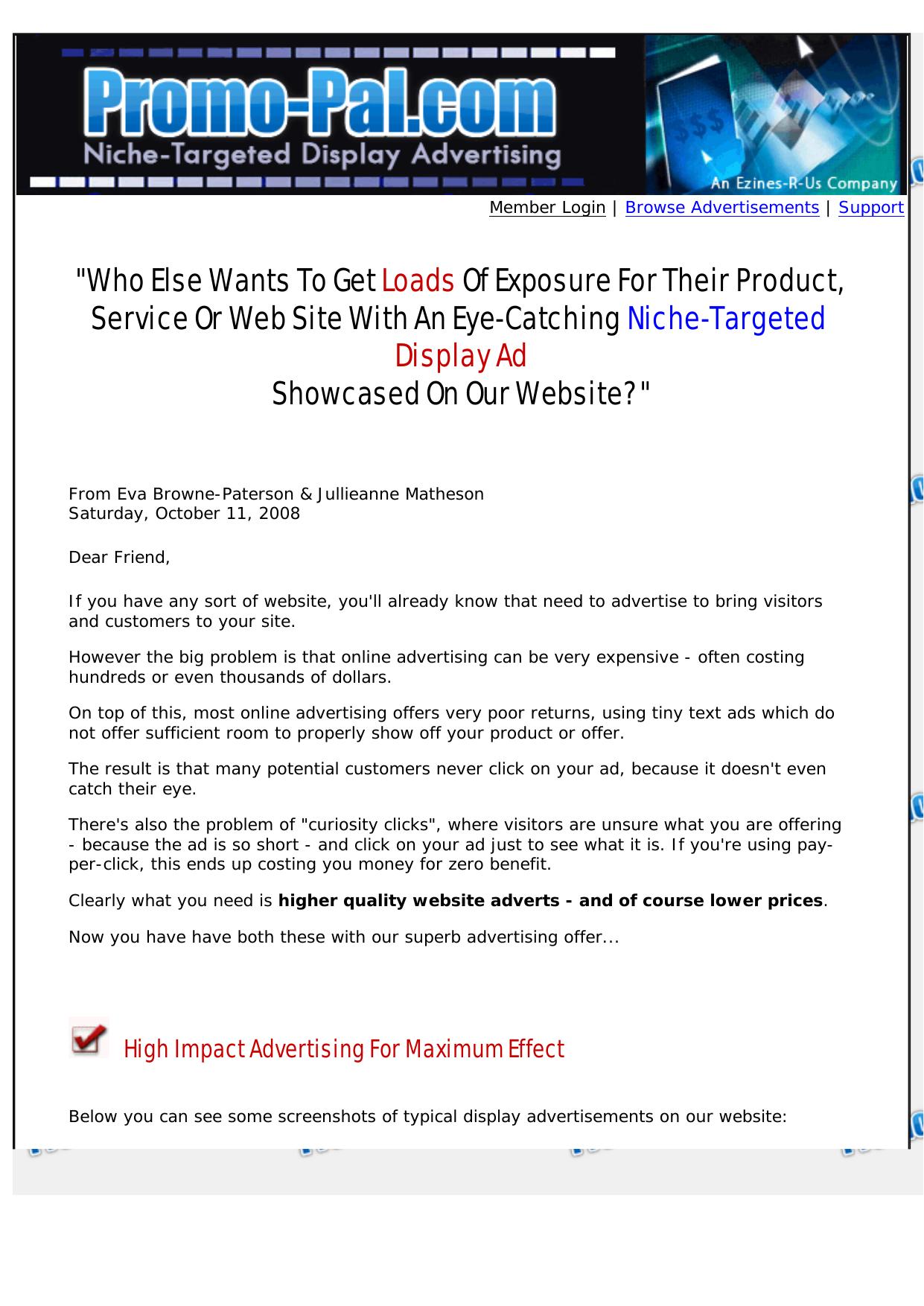 Promo-Pal Targeted Advertising Services. by Best of Kuszter's Collection