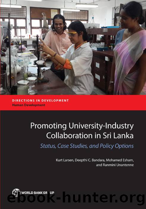 Promoting University-Industry Collaboration in Sri Lanka: Status, Case Studies, and Policy Options by Kurt Larsen Deepthi C. Bandara Mohamed Esham Ranmini Unantenne