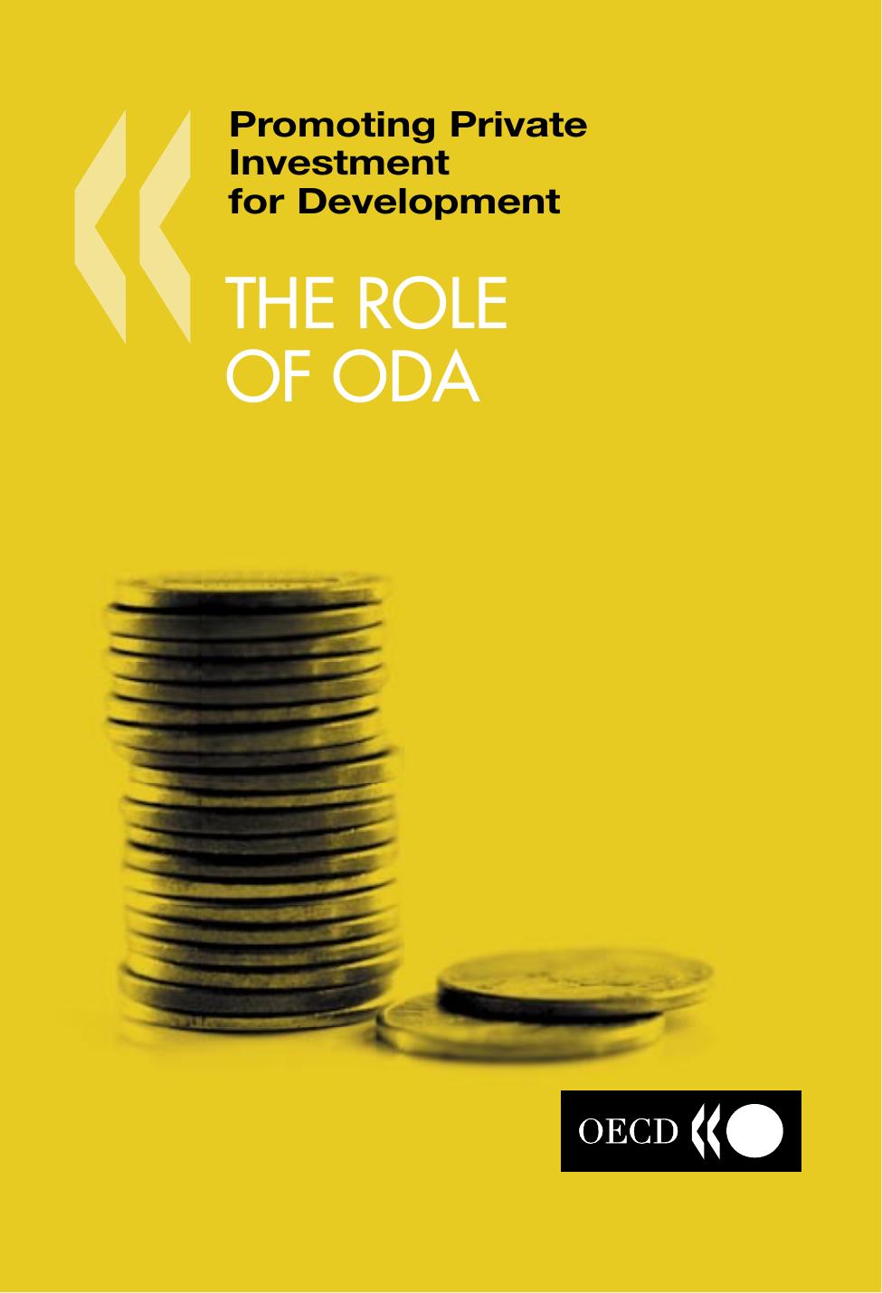 Promoting private investment for development the role of ODA by OECD