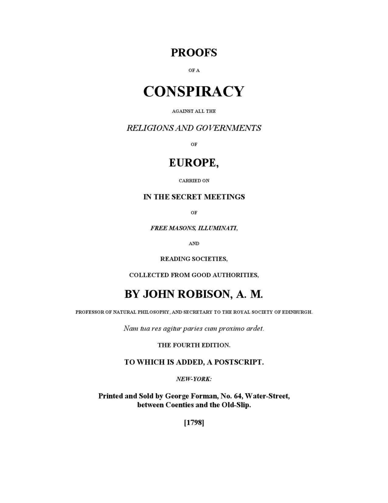 Proofs of a Conspiracy (1798) pdf by roflcopter2110