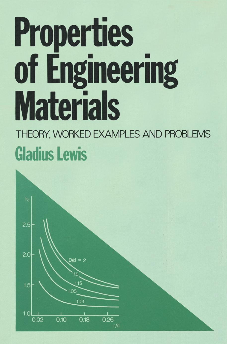Properties of Engineering Materials: Theory, worked examples and problems by Gladius Lewis B.Sc.(Eng.) M.Sc. Ph.D. M.Inst.B.E. A.M.I.Corr.T. (auth.)