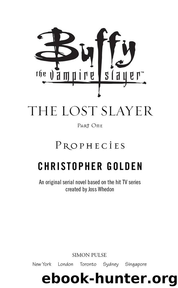 Prophecies by Christopher Golden