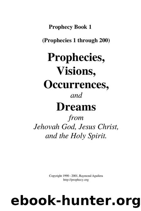Prophecy Book 1-5 by Unknown