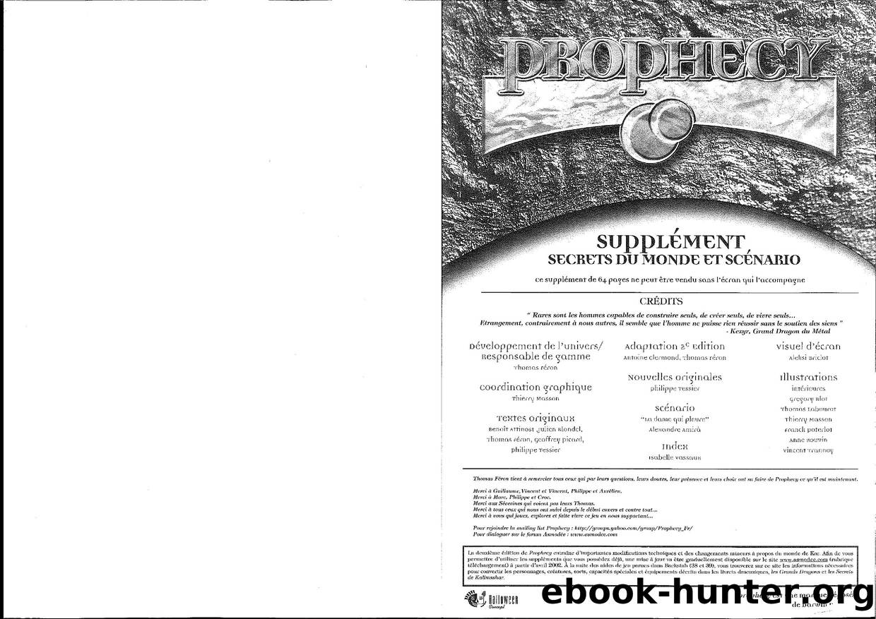 Prophecy by Livret Ecran 2
