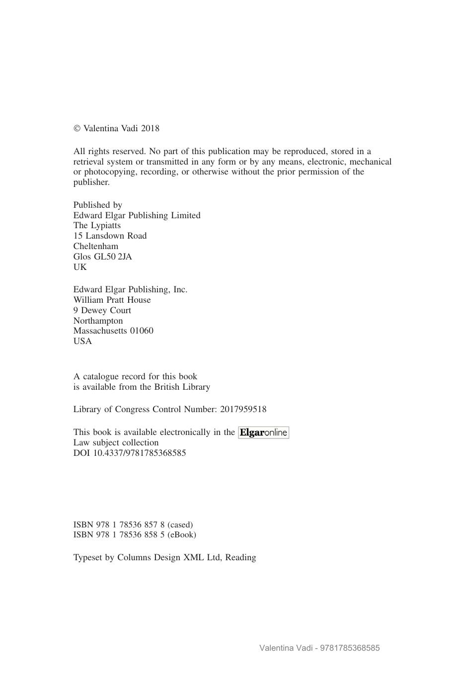 Proportionality, Reasonableness and Standards of Review in International Investment Law and Arbitration by Valentina Vadi