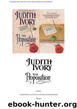 Proposition by Judith Ivory