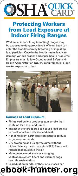 Protecting Workers from Lead Exposure at Indoor Firing Ranges by Unknown