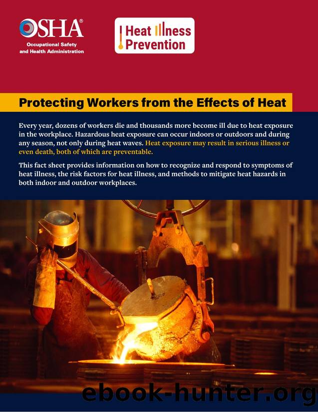 Protecting Workers from the Effects of Heat by OSHA