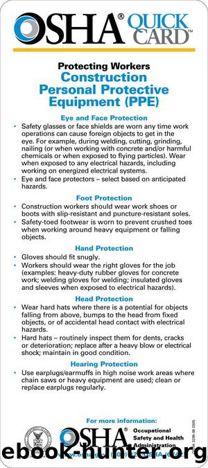 Protecting Workers: Construction Personal Protective Equipment (PPE) by OSHA