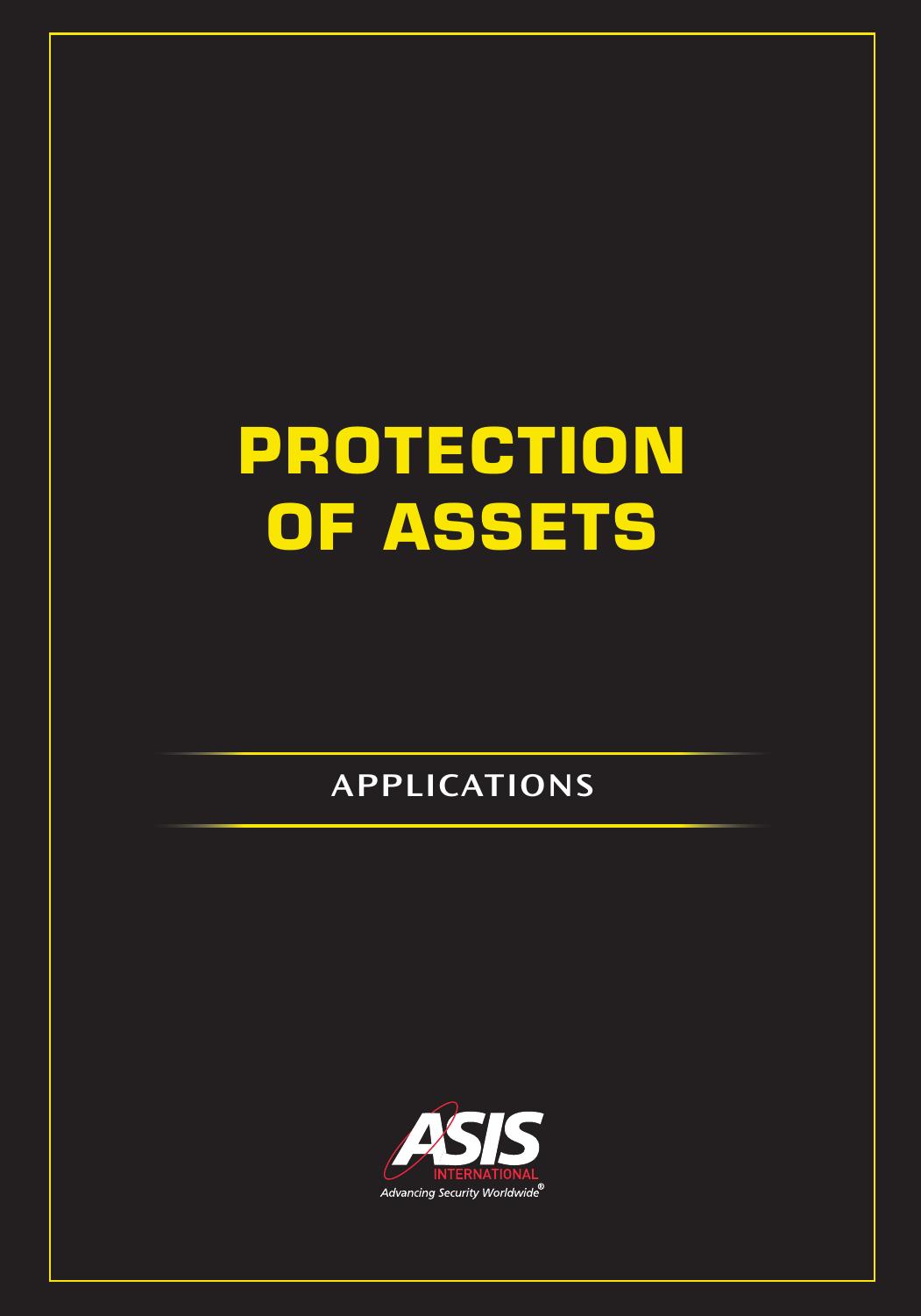 Protection of Assets: Applications by ASIS International; Michael E. Knoke