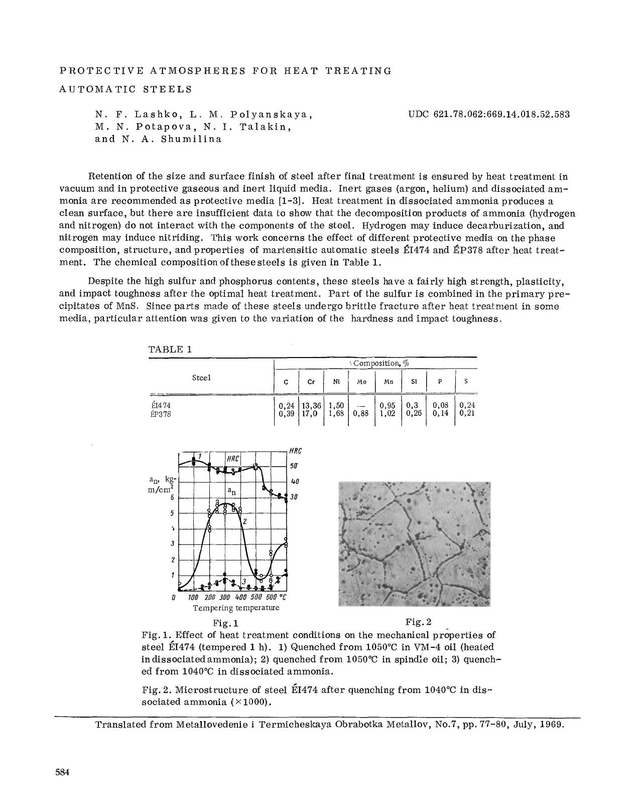 Protective atmospheres for heat treating automatic steels by Unknown