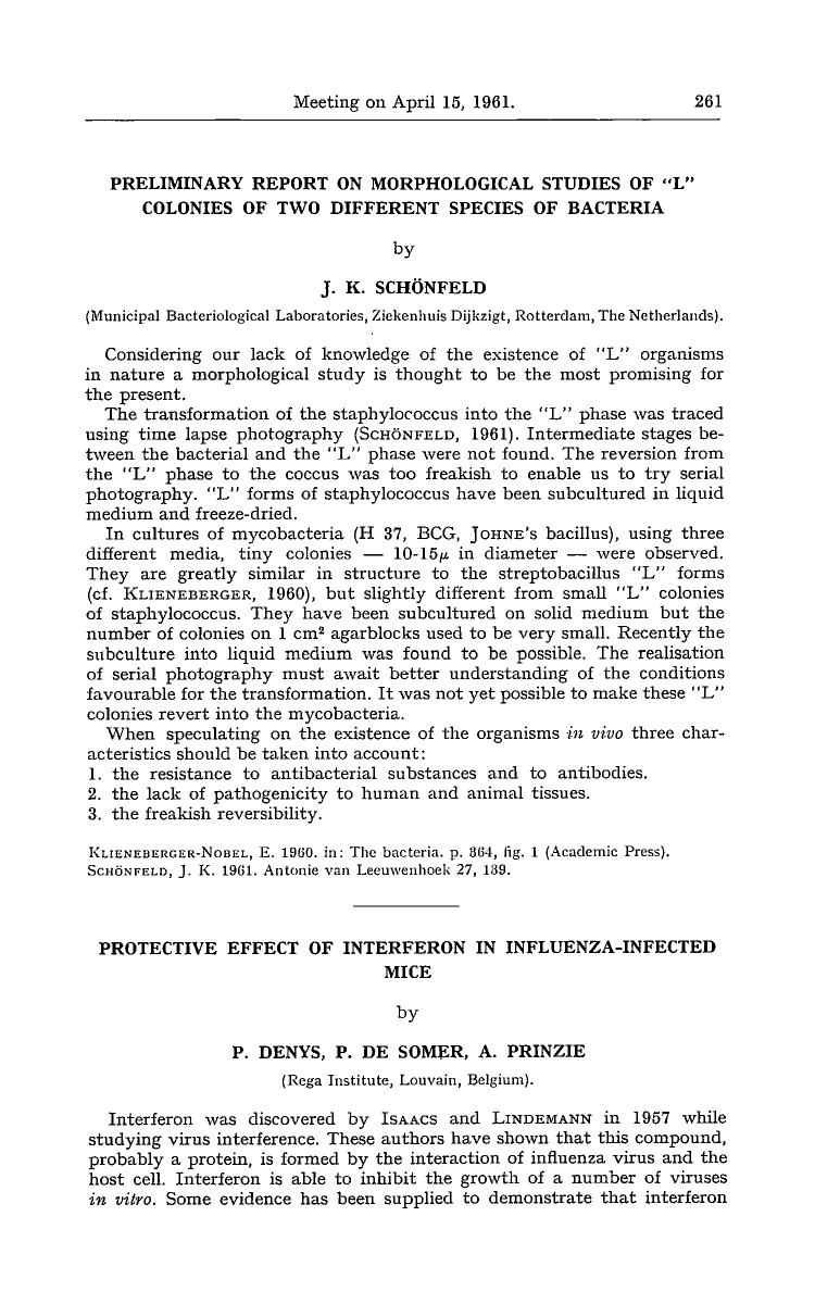 Protective effect of interferon in influenza-infected mice by Unknown