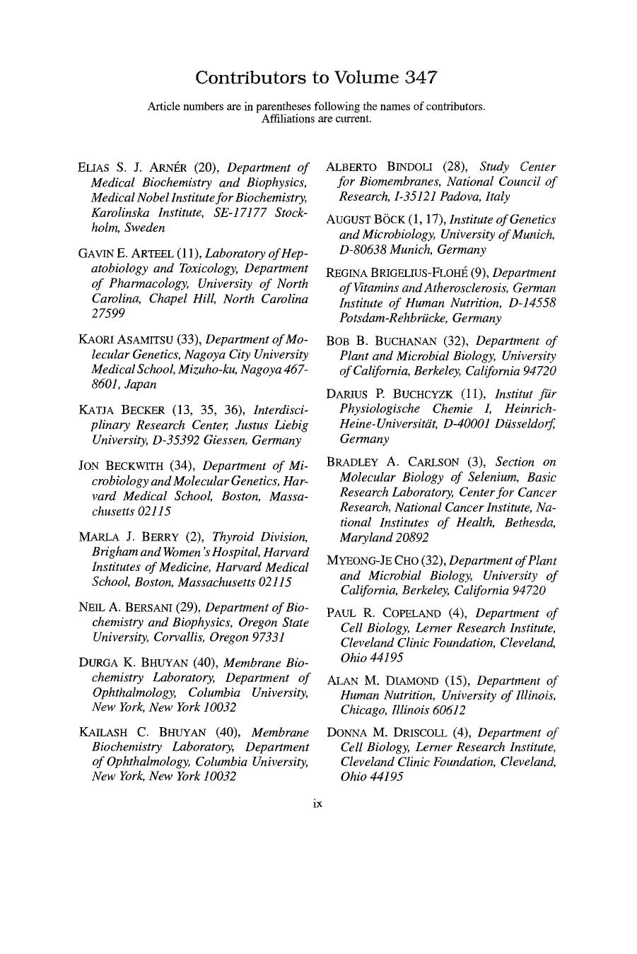 Protein Sensors and Reactive Oxygen Species - Part A: Selenoproteins and Thioredoxin by Helmut Sies and Lester Packer (Eds.)