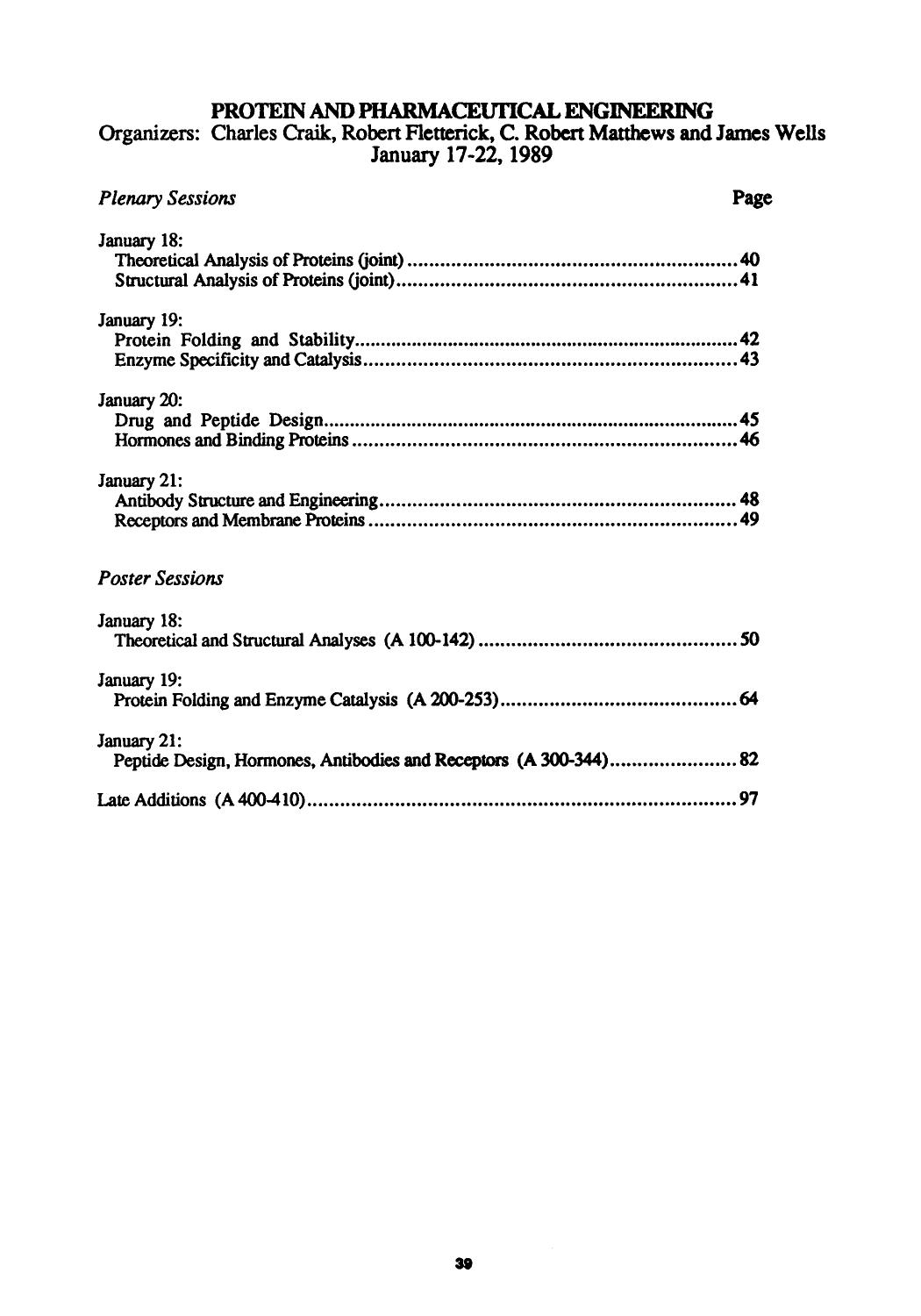 Protein and pharmaceutical engineering by Unknown