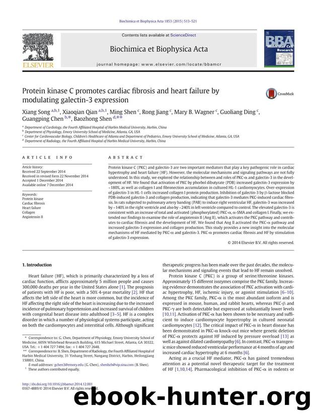 Protein kinase C promotes cardiac fibrosis and heart failure by modulating galectin-3 expression by unknow