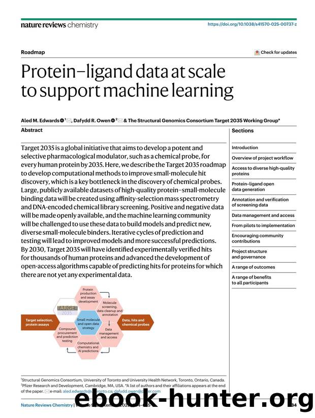 Proteinâligand data at scale to support machine learning by unknow