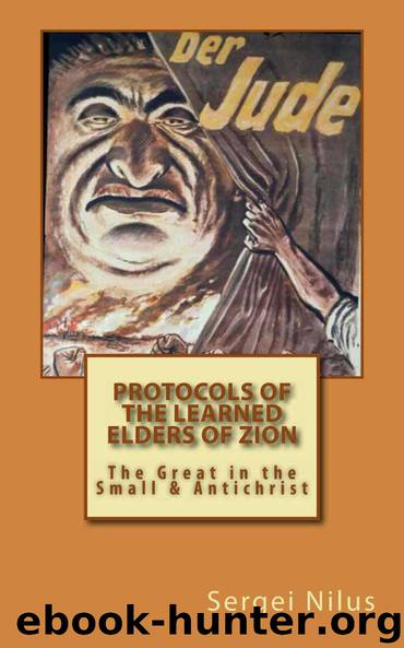 Protocols of the Learned Elders of Zion by Sergei Nilus