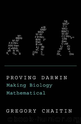 Proving Darwin by Gregory Chaitin