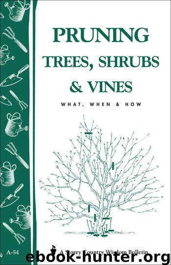 Pruning Trees, Shrubs & Vines by Editors of Garden Way Publishing