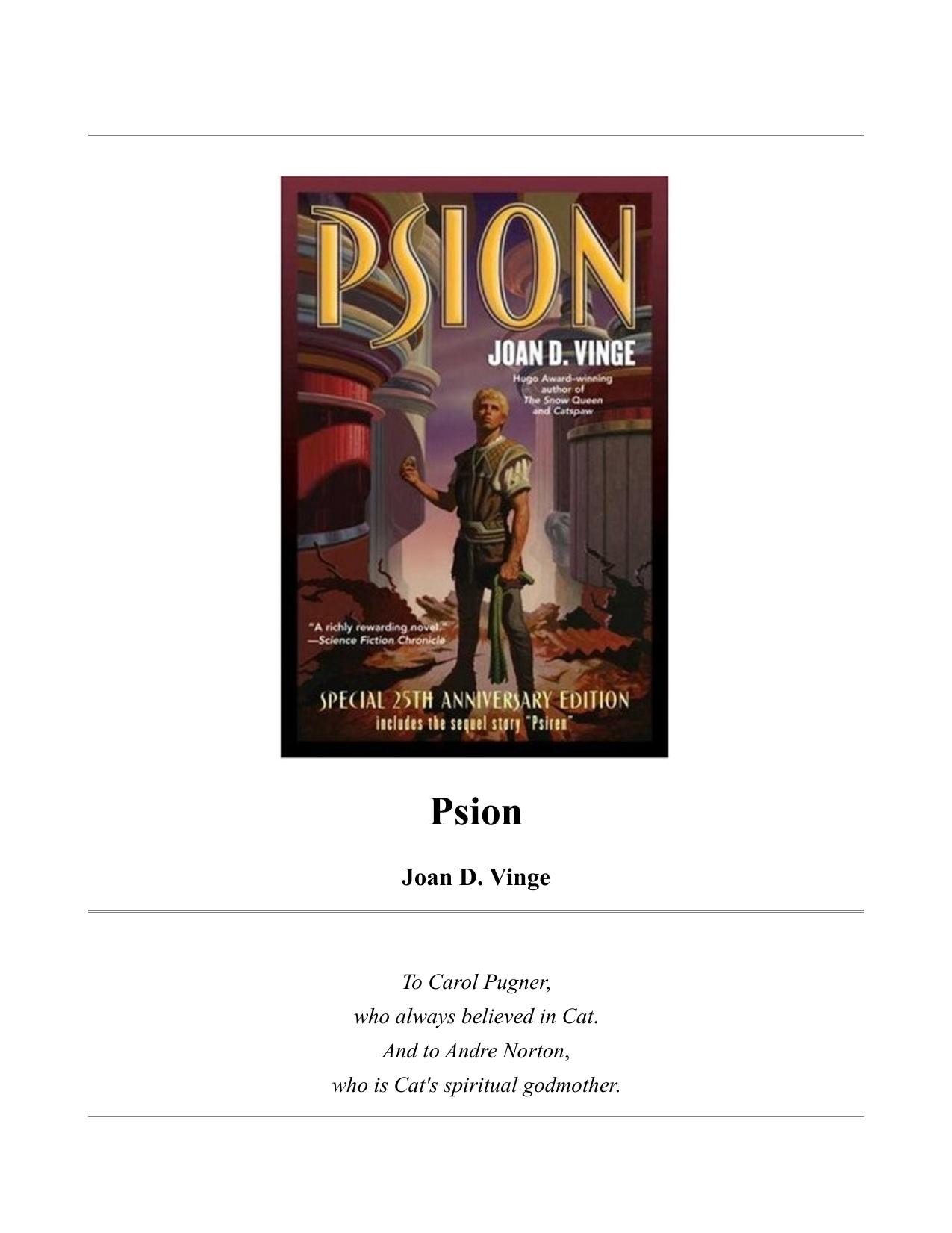 Psion by Joan D. Vinge
