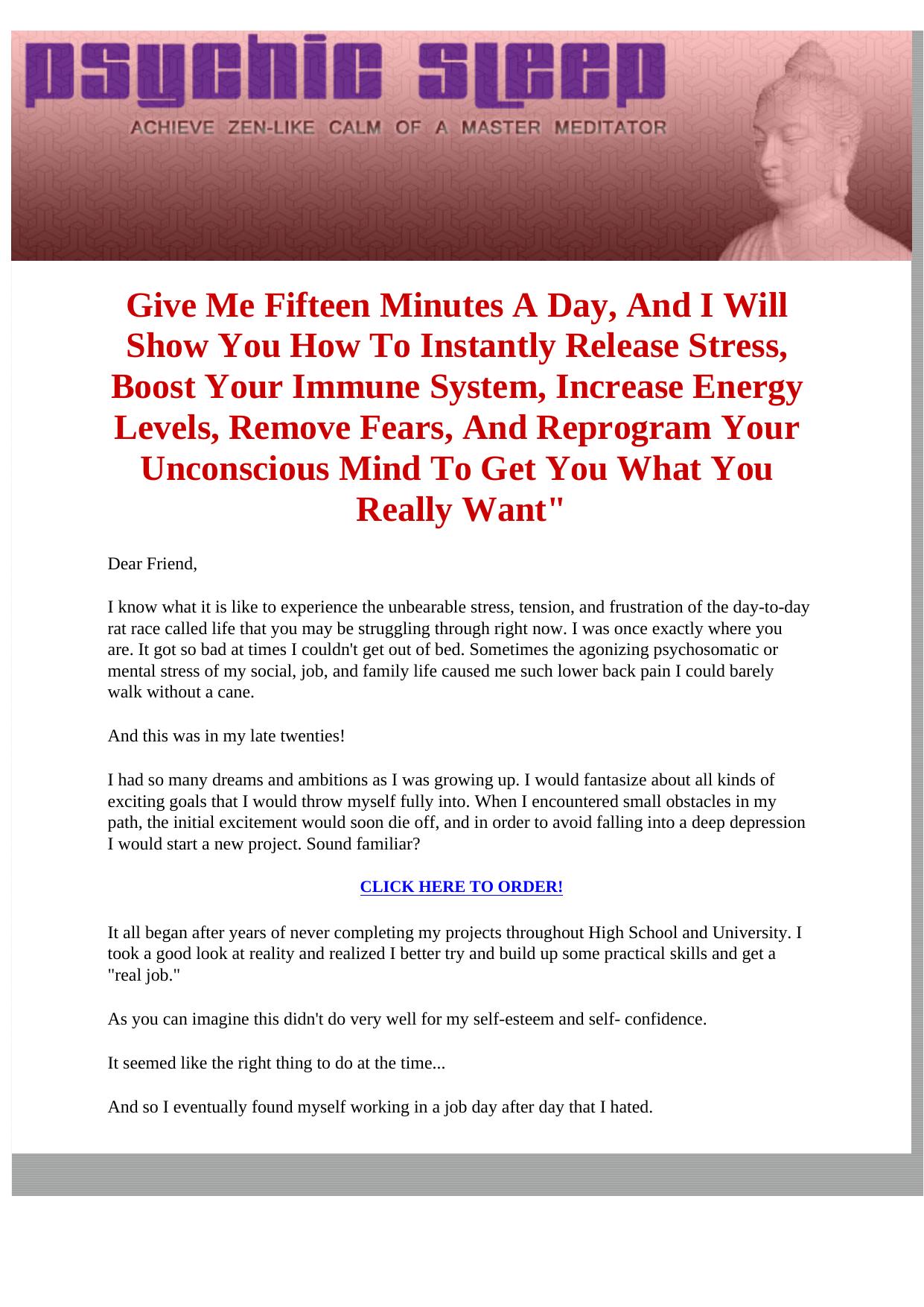 Psychic Sleep. by Best of Kuszter's Collection